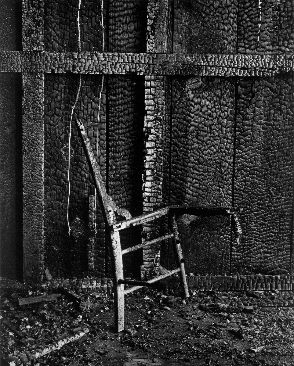 Wynn Bullock: Burnt Chair, 1954