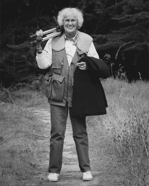 Edna Bullock at Point Lobos, c. 1980s  by Richard Hannon 