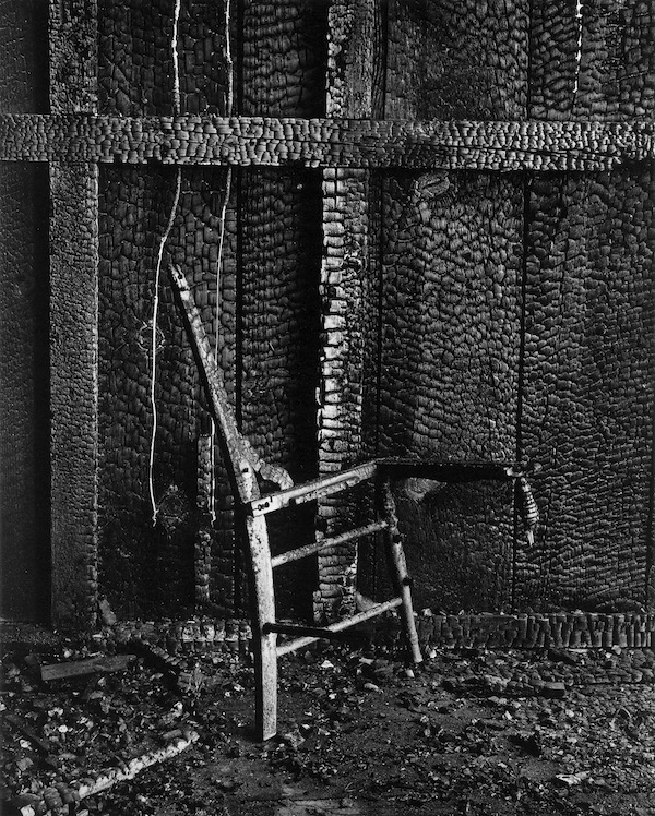 Wynn Bullock: Burnt Chair, 1954